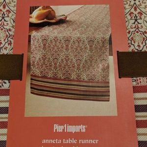 Pier One table runner brand new